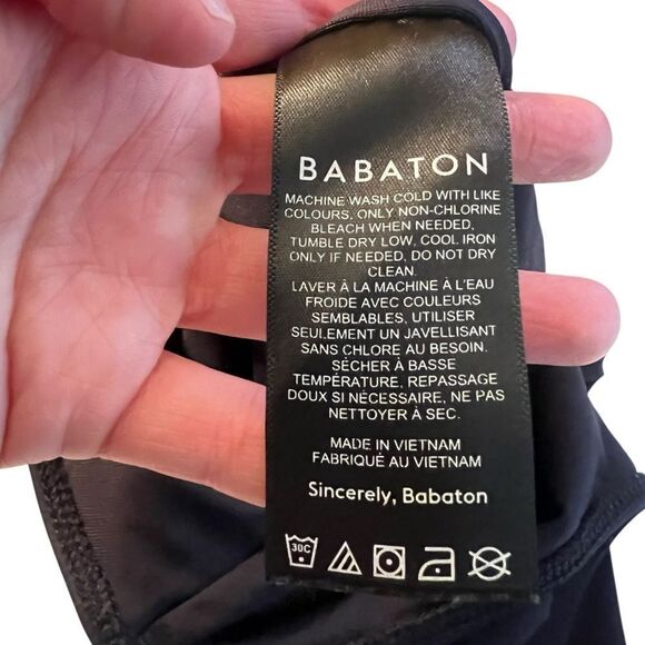 Babaton black deep v long sleeve bodysuit - Picture 4 of 8